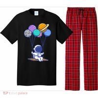 Cute Astronaut On Balloon Swing Pajama Set thumb 0