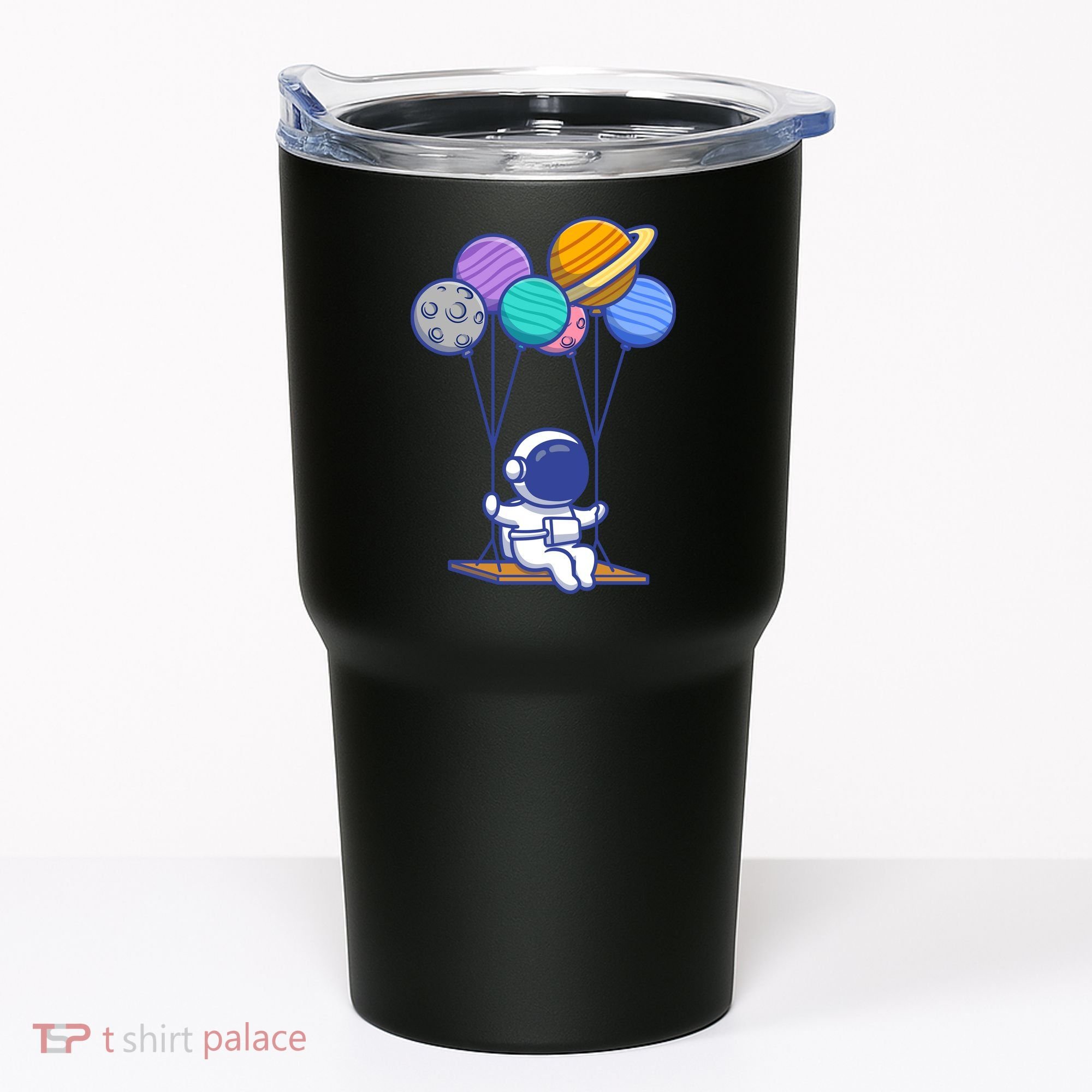 Cute Astronaut On Balloon Swing Tumbler