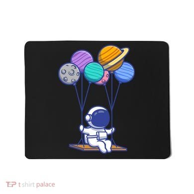 Cute Astronaut On Balloon Swing Mousepad