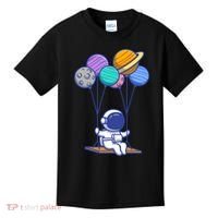 Cute Astronaut On Balloon Swing Kids T-Shirt thumb 0