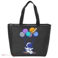 Cute Astronaut On Balloon Swing Tote Bag thumb 0