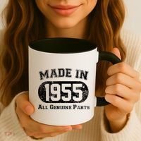 Custom AI Personalized Birthday Year Made In 19XX All Genuine Parts Coffee Mug thumb 3