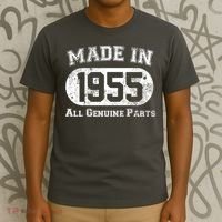 Custom AI Personalized Birthday Year Made In 19XX All Genuine Parts T-Shirt thumb 3