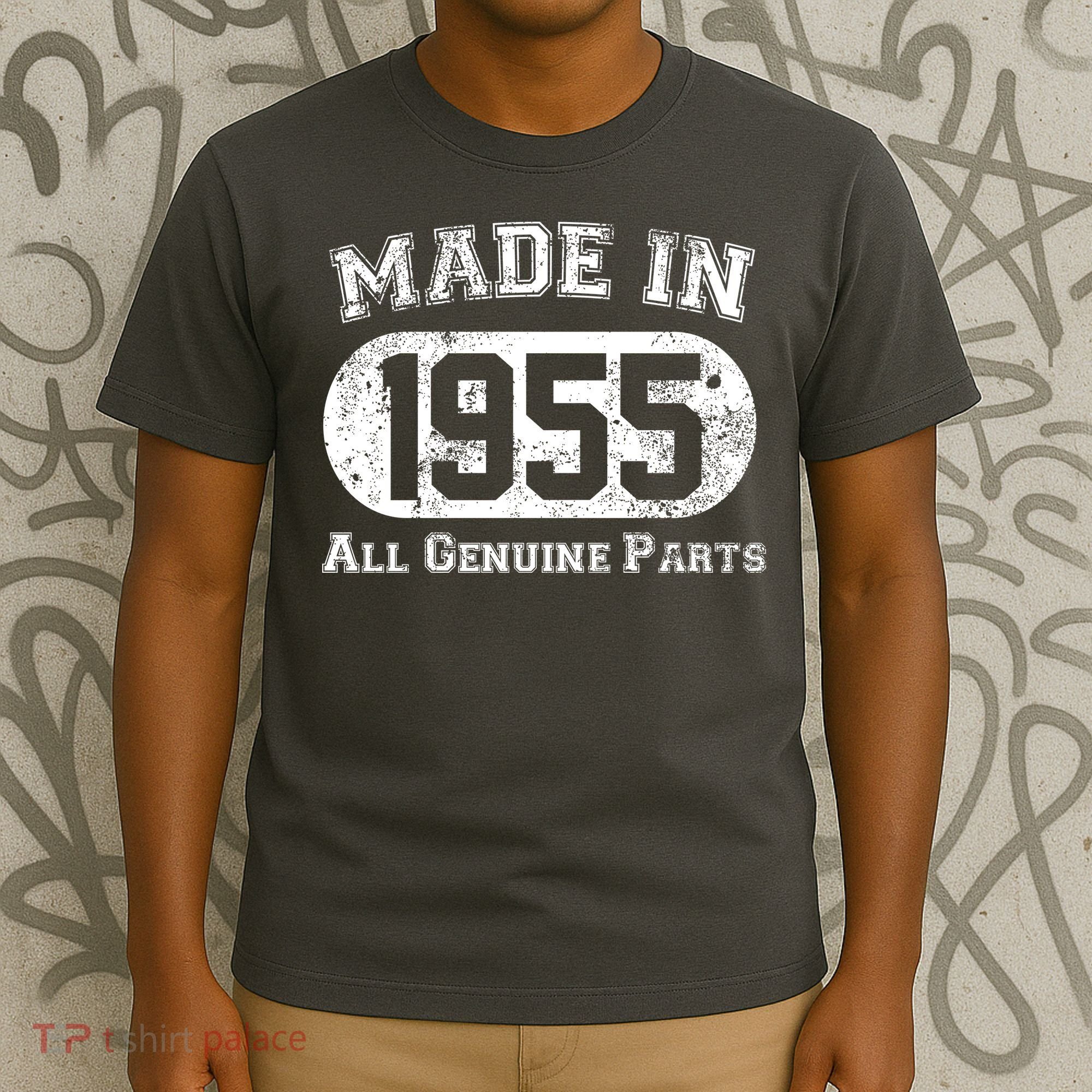 Custom AI Personalized Birthday Year Made In 19XX All Genuine Parts T-Shirt