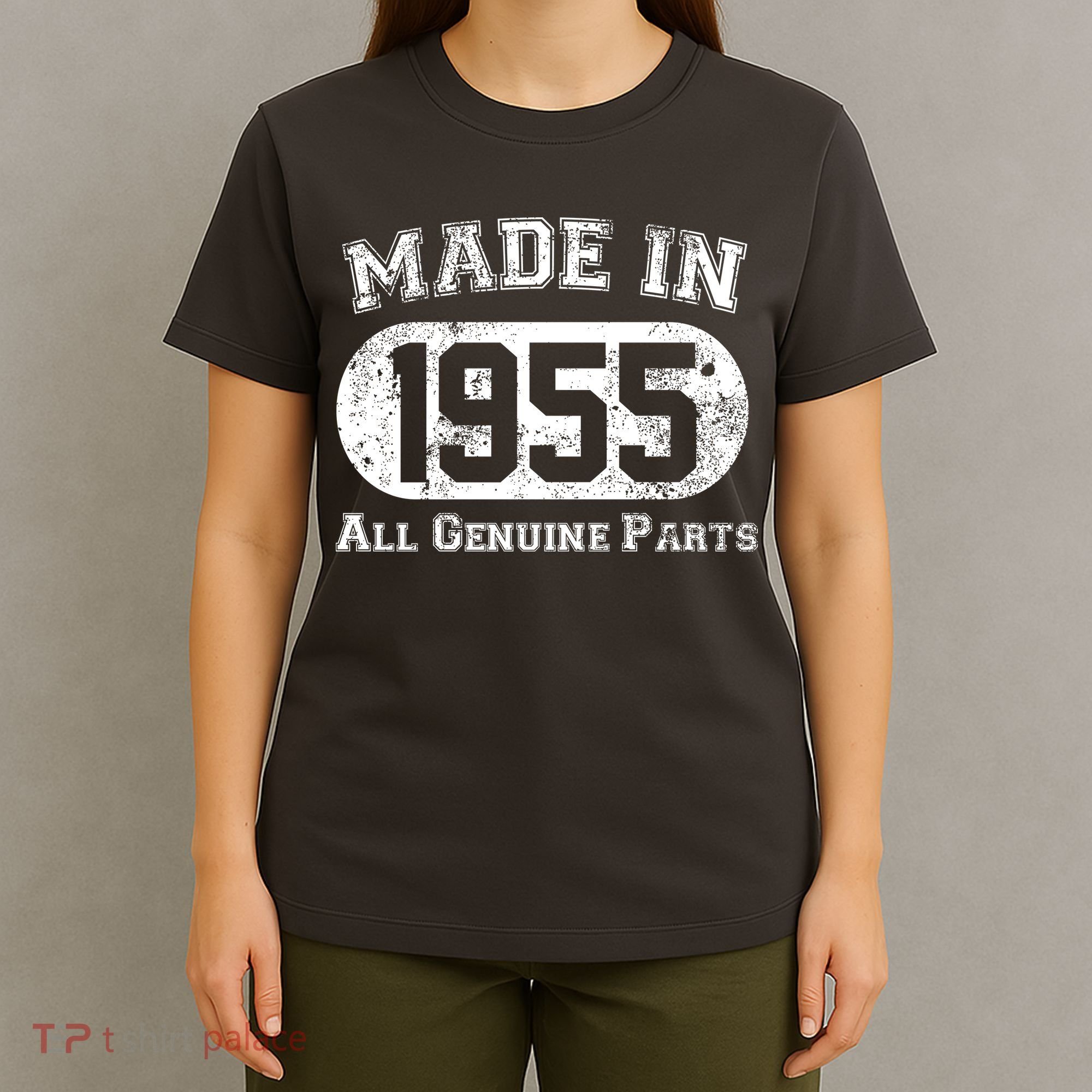 Custom AI Personalized Birthday Year Made In 19XX All Genuine Parts T-Shirt
