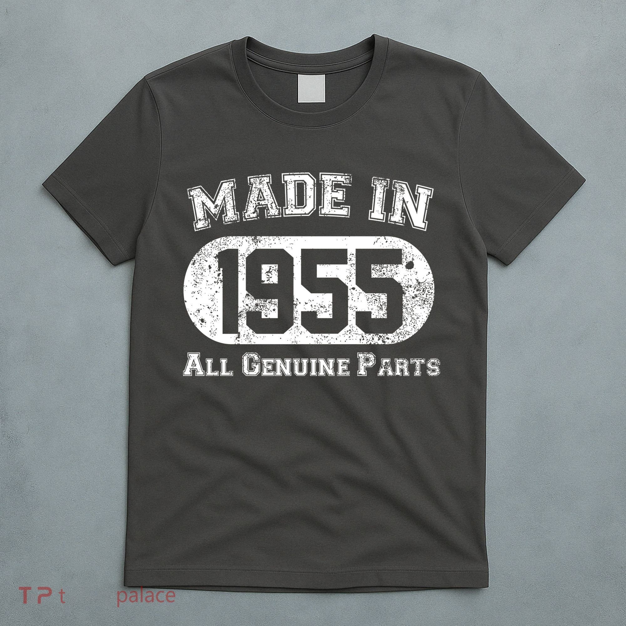 Custom AI Personalized Birthday Year Made In 19XX All Genuine Parts T-Shirt