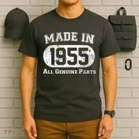 Custom AI Personalized Birthday Year Made In 19XX All Genuine Parts T-Shirt thumb 6