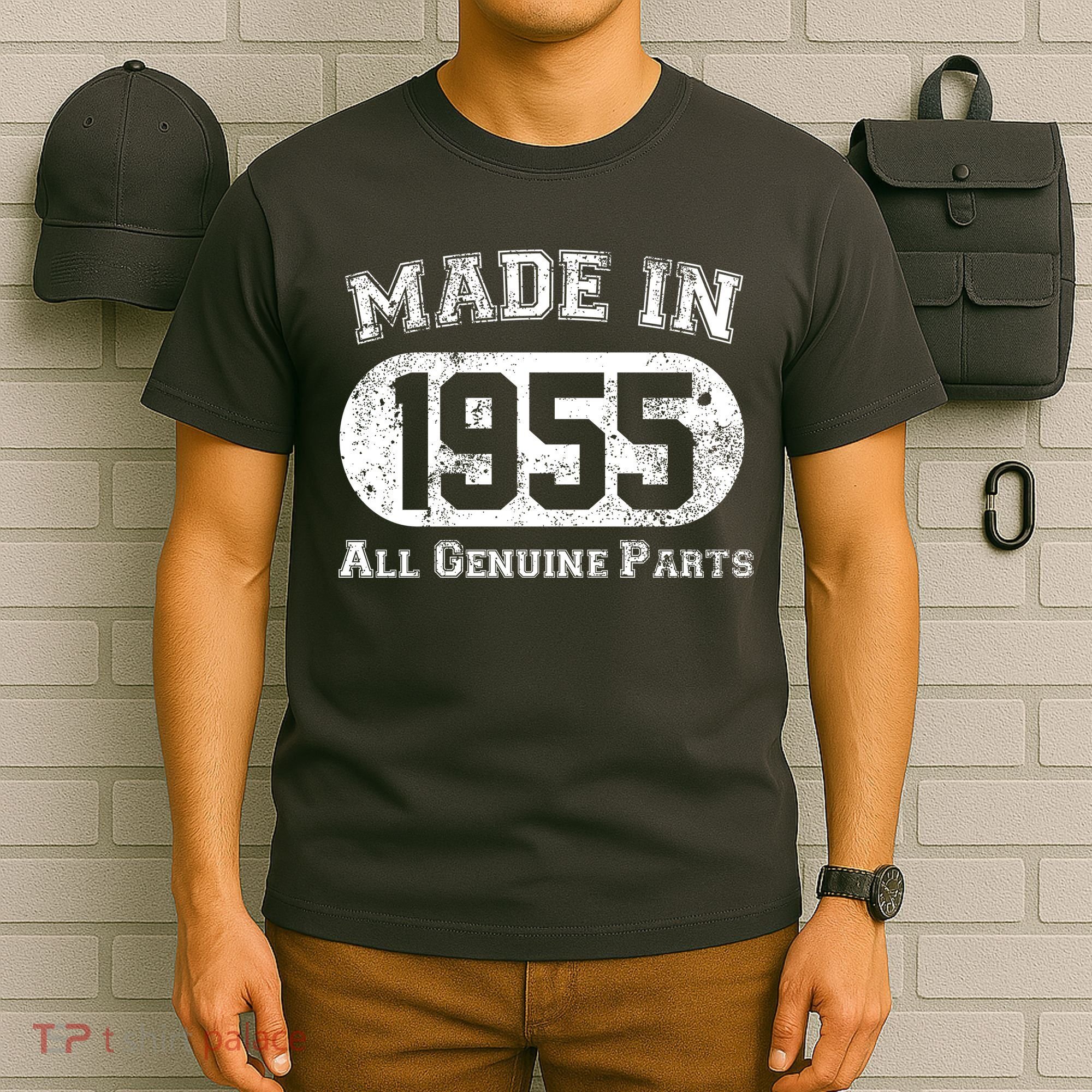 Custom AI Personalized Birthday Year Made In 19XX All Genuine Parts T-Shirt