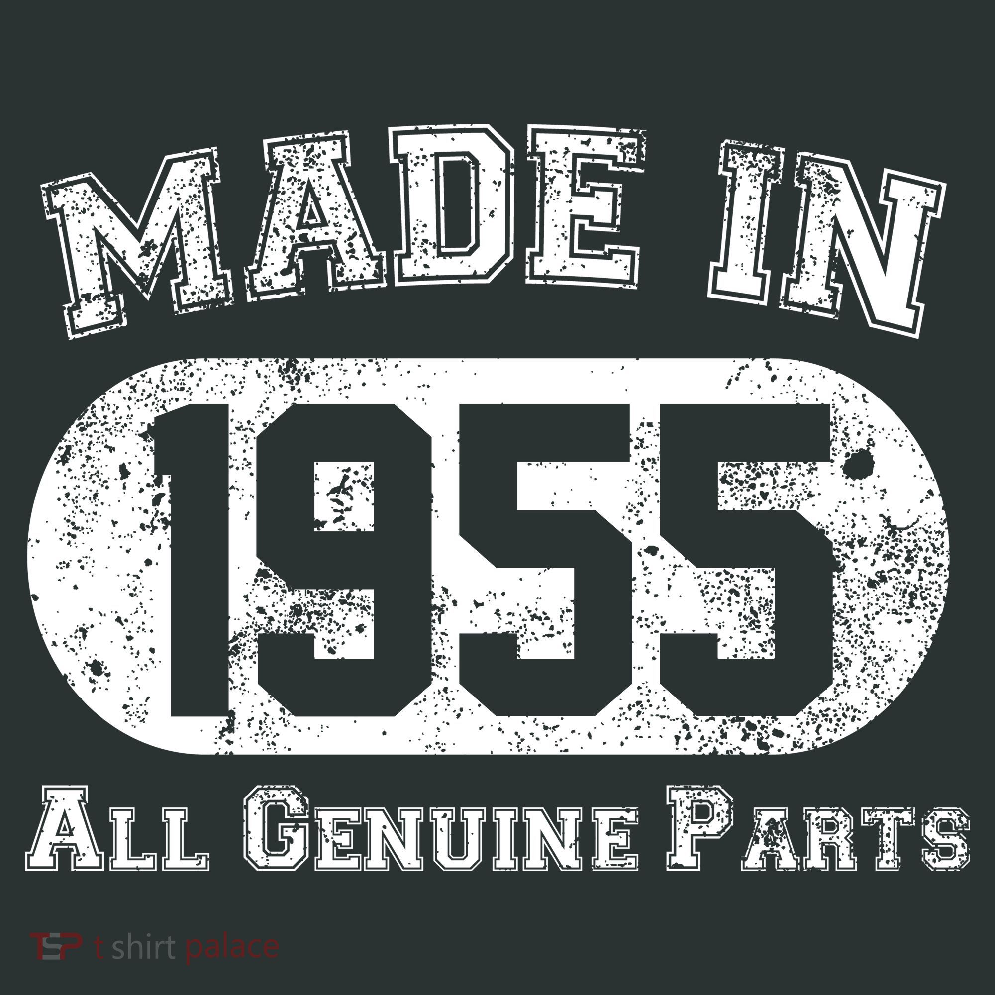 Custom AI Personalized Birthday Year Made In 19XX All Genuine Parts T-Shirt