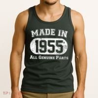 Custom AI Personalized Birthday Year Made In 19XX All Genuine Parts Tank Top thumb 3
