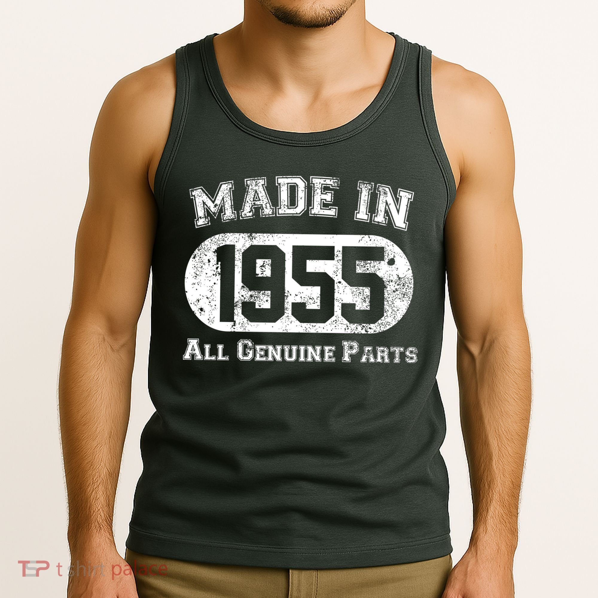 Custom AI Personalized Birthday Year Made In 19XX All Genuine Parts Tank Top