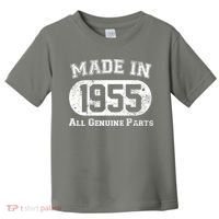 Custom AI Personalized Birthday Year Made In 19XX All Genuine Parts Toddler T-Shirt thumb 0