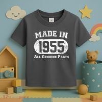 Custom AI Personalized Birthday Year Made In 19XX All Genuine Parts Toddler T-Shirt thumb 3