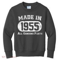 Custom AI Personalized Birthday Year Made In 19XX All Genuine Parts Kids Sweatshirt thumb 0