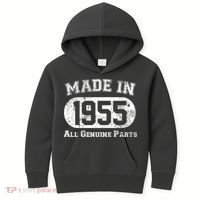 Custom AI Personalized Birthday Year Made In 19XX All Genuine Parts Kids Hoodie thumb 0