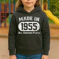 Custom AI Personalized Birthday Year Made In 19XX All Genuine Parts Kids Hoodie thumb 3