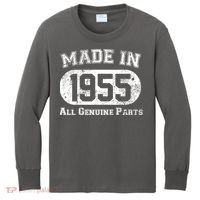 Custom AI Personalized Birthday Year Made In 19XX All Genuine Parts Kids Long Sleeve Shirt thumb 0