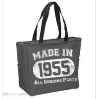 Custom AI Personalized Birthday Year Made In 19XX All Genuine Parts Tote Bag thumb 2