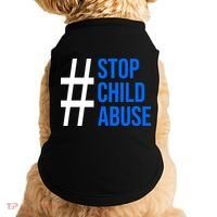 Child Abuse Prevention Awareness Blue Boho Rainbow Pinwheel Doggie Tank thumb 0