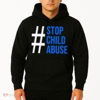 Child Abuse Prevention Awareness Blue Boho Rainbow Pinwheel Hoodie thumb 2