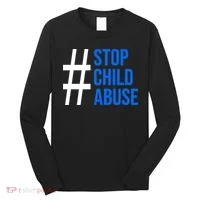 Child Abuse Prevention Awareness Blue Boho Rainbow Pinwheel Long Sleeve Shirt thumb 0