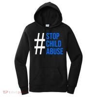 Child Abuse Prevention Awareness Blue Boho Rainbow Pinwheel Women's Hoodie thumb 0
