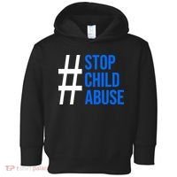 Child Abuse Prevention Awareness Blue Boho Rainbow Pinwheel Toddler Hoodie thumb 0