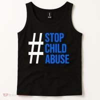 Child Abuse Prevention Awareness Blue Boho Rainbow Pinwheel Tank Top thumb 2