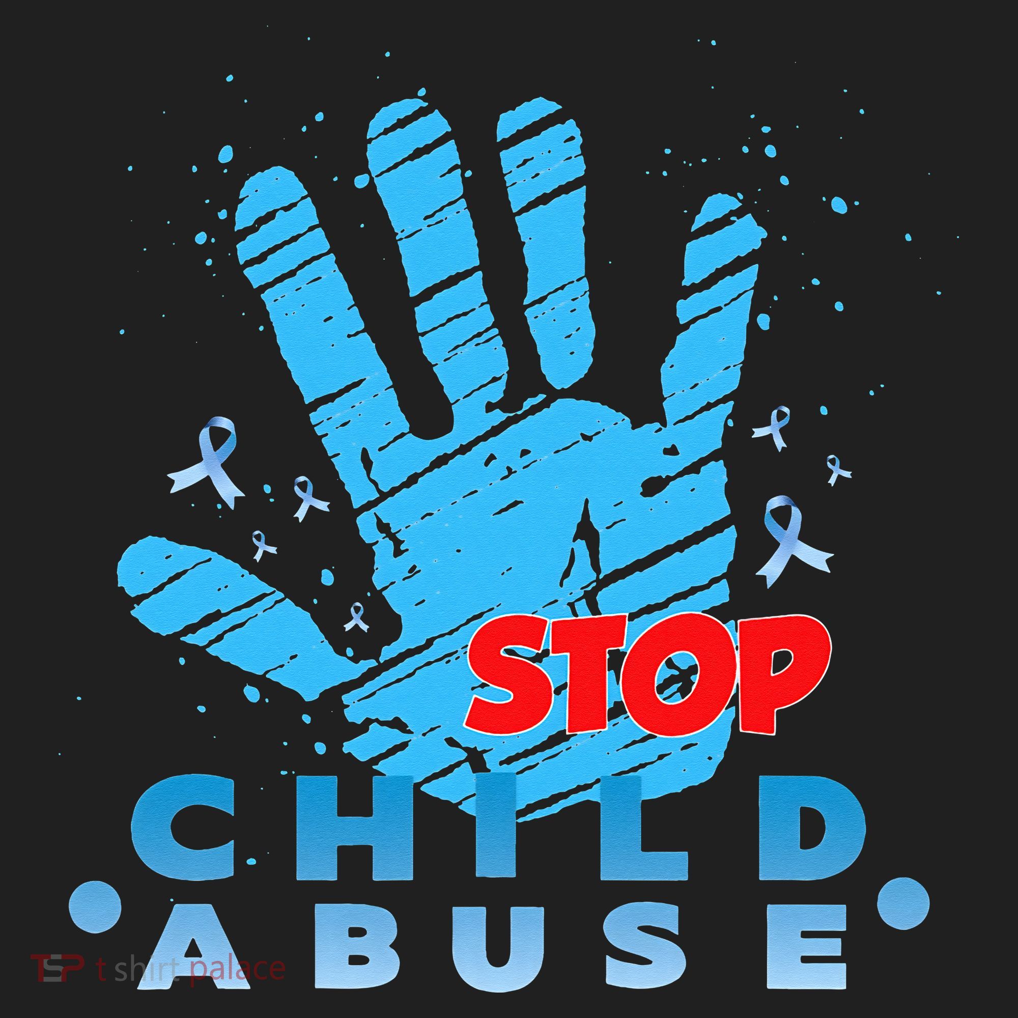 Child Abuse Prevention Awareness Month April Blue Ribbon Hat