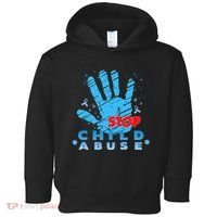 Child Abuse Prevention Awareness Month April Blue Ribbon Toddler Hoodie thumb 0