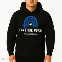 Child Abuse Prevention Awareness Month Blue Pinwheel Hoodie thumb 2