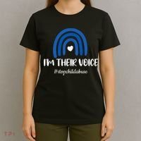 Child Abuse Prevention Awareness Month Blue Pinwheel T-Shirt thumb 4