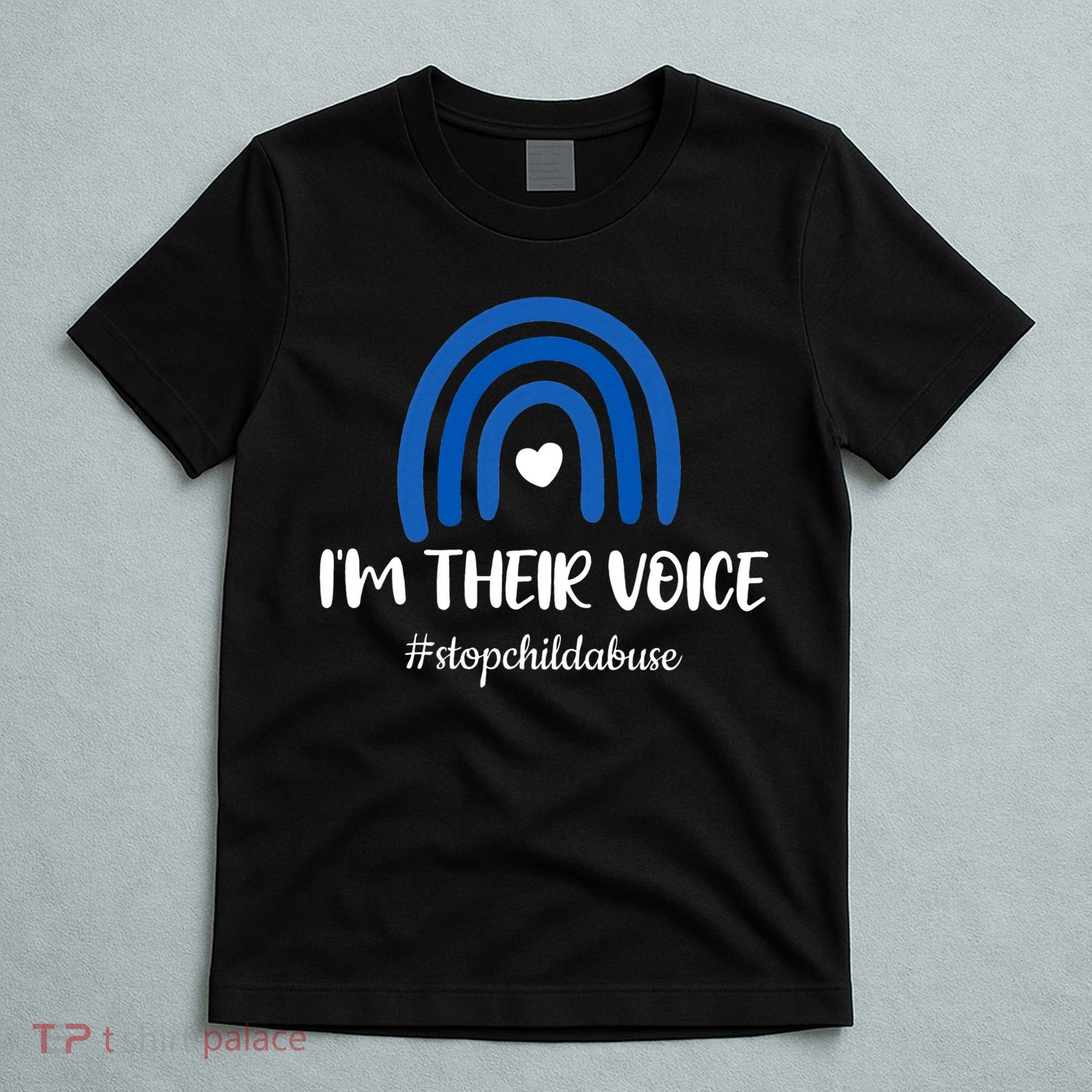 Child Abuse Prevention Awareness Month Blue Pinwheel T-Shirt