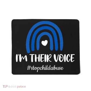Child Abuse Prevention Awareness Month Blue Pinwheel Mousepad