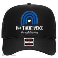 Child Abuse Prevention Awareness Month Blue Pinwheel Hat thumb 0