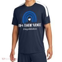 Child Abuse Prevention Awareness Month Blue Pinwheel Sport-Tek Competitor United Soccer Jersey thumb 0
