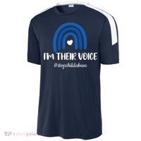 Child Abuse Prevention Awareness Month Blue Pinwheel Sport-Tek Competitor United Soccer Jersey thumb 2