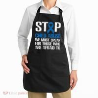 Child Abuse Prevention Awareness Month Blue Ribbon Butterfly Apron thumb 2
