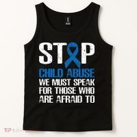 Child Abuse Prevention Awareness Month Blue Ribbon Butterfly Tank Top thumb 2