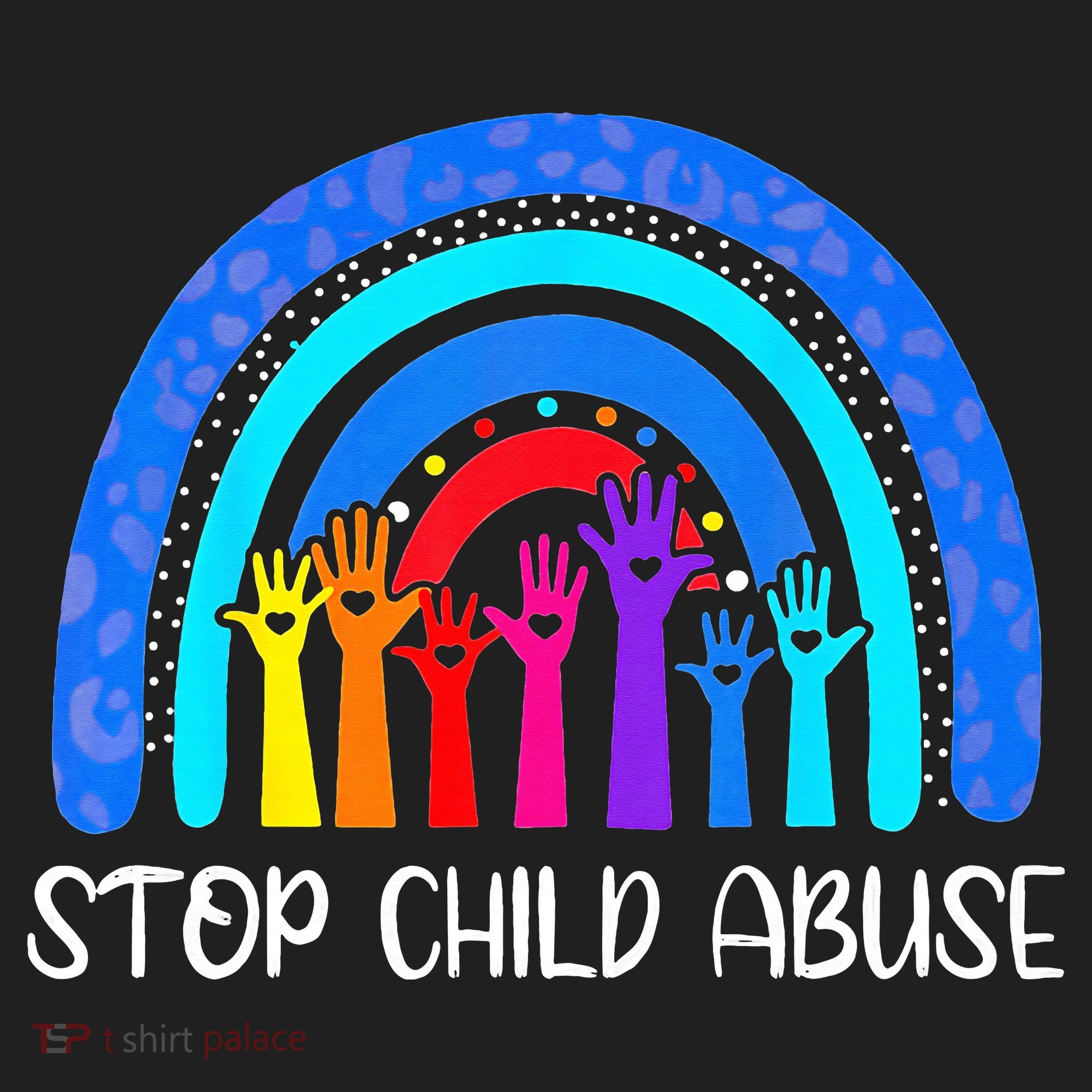 Child Abuse Prevention Awareness Month Blue Ribbon Cat Beanie