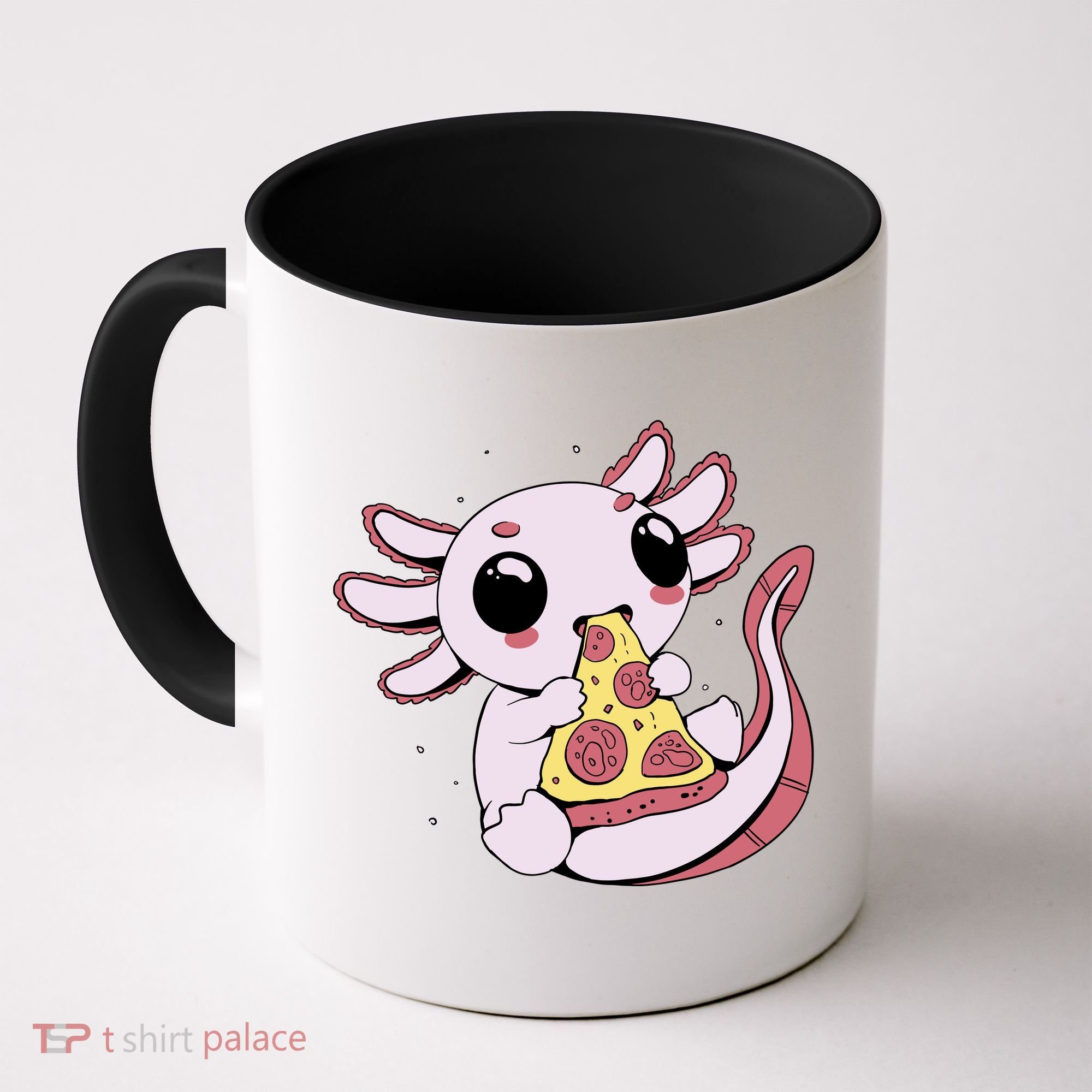 Cute Axolotl Pizza Lover Coffee Mug