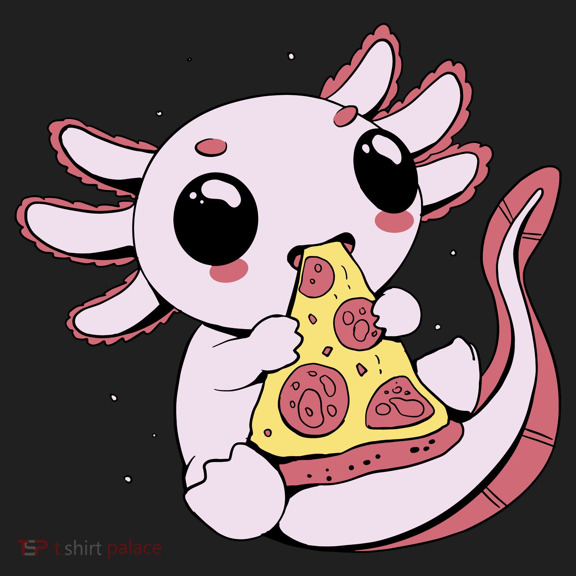 Cute Axolotl Pizza Lover Beanie