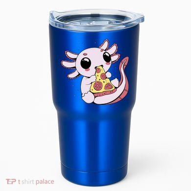 Cute Axolotl Pizza Lover Tumbler