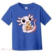 Cute Axolotl Pizza Lover Toddler T-Shirt thumb 0