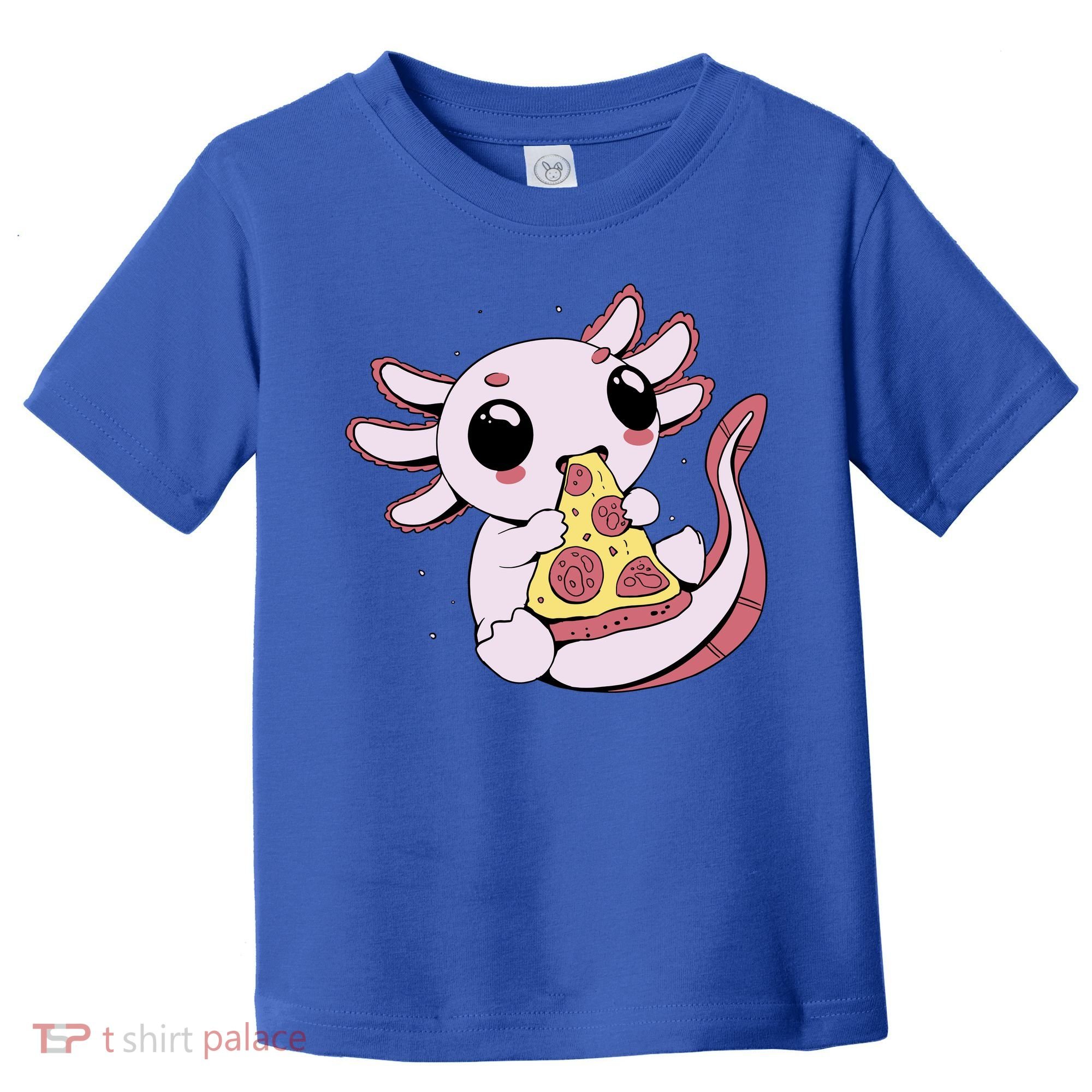 Cute Axolotl Pizza Lover Toddler T-Shirt