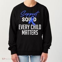 Child Abuse Prevention Awareness Month Blue Ribbon Trex Women's Sweatshirt thumb 0