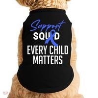 Child Abuse Prevention Awareness Month Blue Ribbon Trex Doggie Tank thumb 0