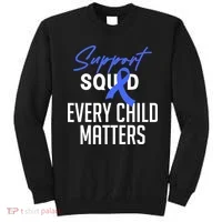 Child Abuse Prevention Awareness Month Blue Ribbon Trex Sweatshirt thumb 0