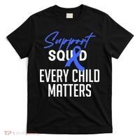 Child Abuse Prevention Awareness Month Blue Ribbon Trex T-Shirt thumb 0