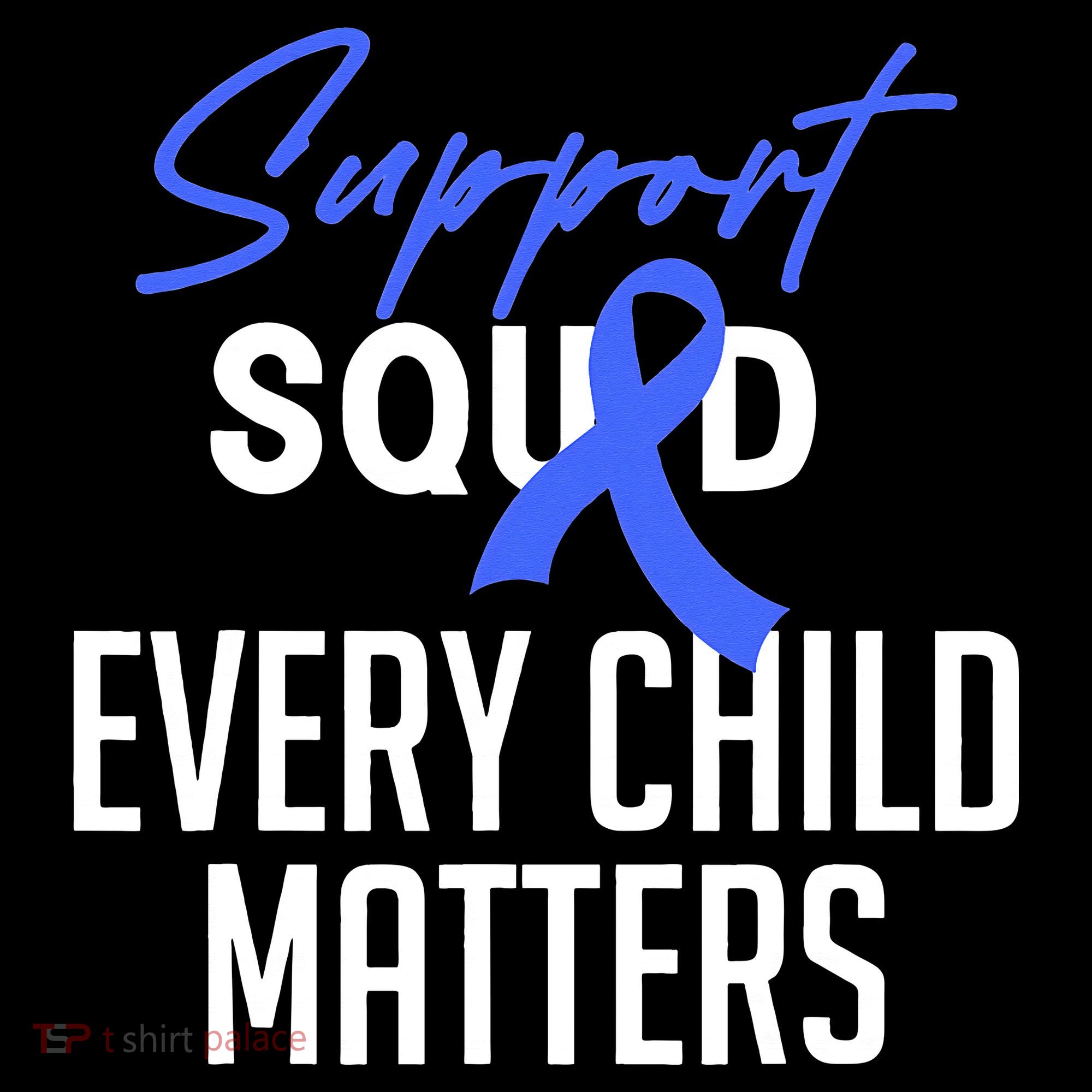 Child Abuse Prevention Awareness Month Blue Ribbon Trex T-Shirt